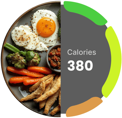 See results instantly - Calano AI food recognition and calorie tracking step 3