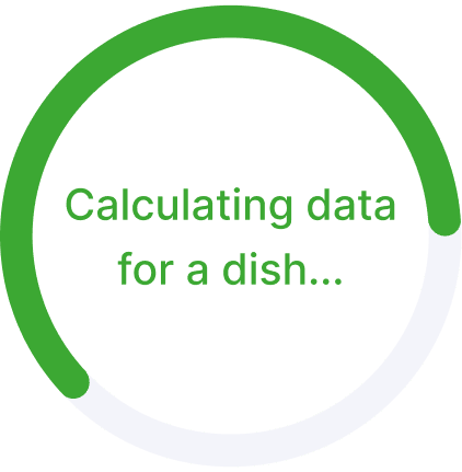 AI analyzes it - Calano AI food recognition and calorie tracking step 2