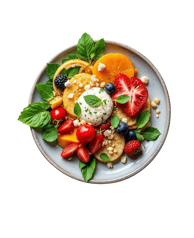 Calano AI calorie tracker app interface showing food analysis with calories, macros, and health score for weight loss