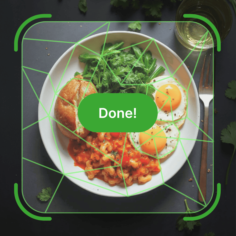 Take a photo - Calano AI food recognition and calorie tracking step 1
